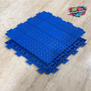 Blue Interlocking PP <b>Tiles</b> Blue Interlocking PP Floor <b>Tiles</b> Blue Modular Interlocking <b>Plastic</b> <b>Tiles</b> - Product Image 5