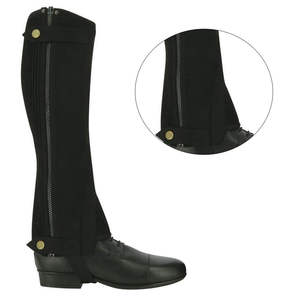 Polainas de Cuero Sostenibles para Hombre, Medias Polainas Personalizadas en Talla y Color, Polainas de Equitación con Logotipo OEM, Estilo Ecuestre, Polainas de Cuero de Moda - Product Image 2