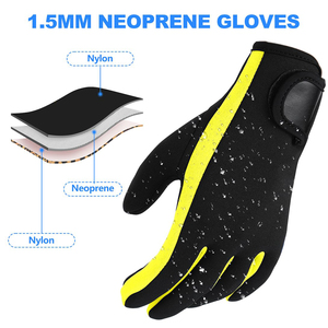 3mm Neoprene Diving Gloves Non Slip Scuba Snorkeling Surfing Water Sports <b>Wetsuit</b> Gloves Extra Grip Winter Swim Mittens - Product Image 5