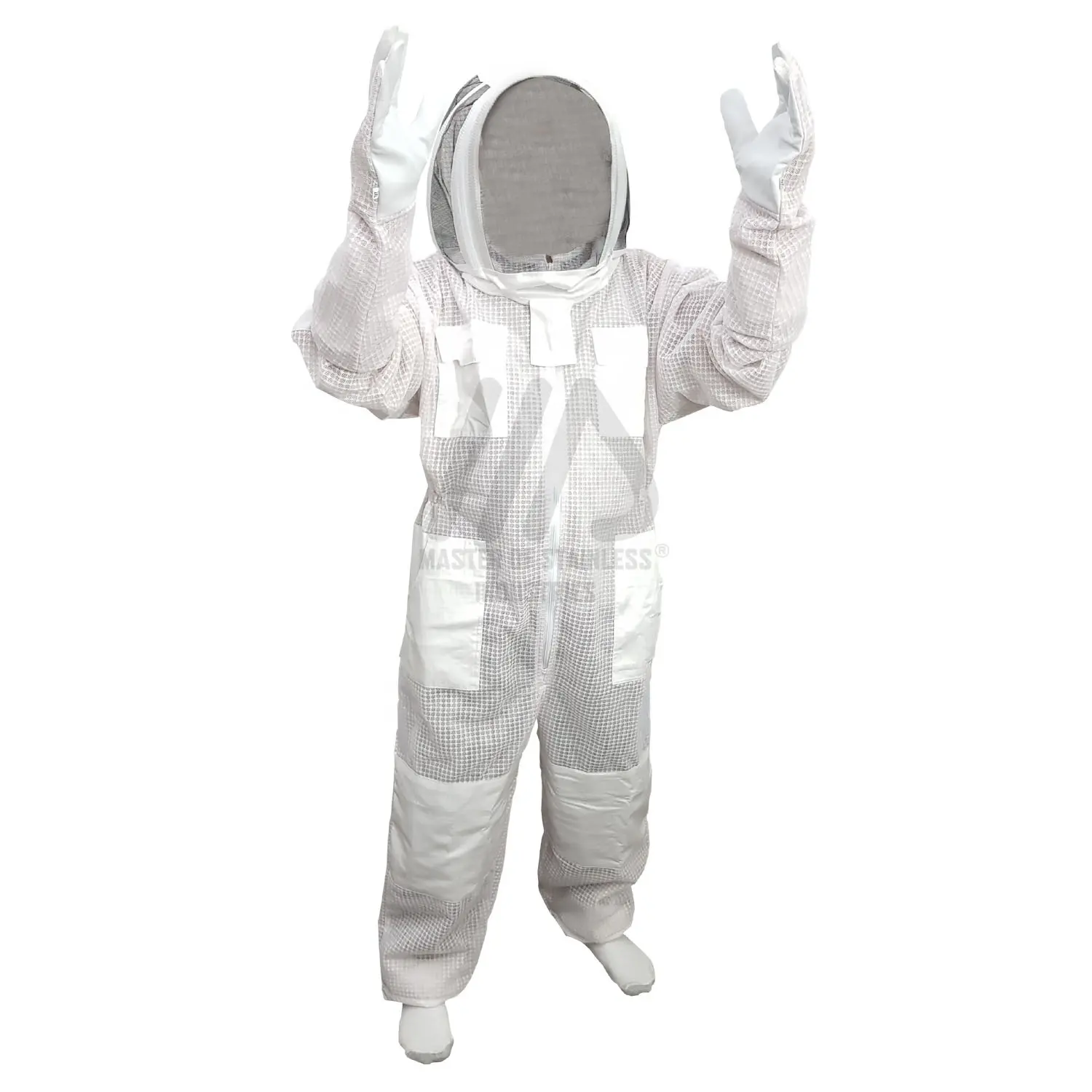 Full Body protection Beekeeping suit clothing honeybee protective beekeeping veil uniform 100% cotton fabric water proof clothes