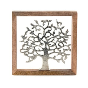 Exclusive aluminum <b>tree</b> sculptures with strong construction artistic elegance and decorative value for home environments - Product Image 6