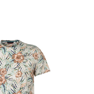 T-shirt Homme Uni à Manches Courtes Coupe Ample 100% Coton Jersey Col Rond Style Décontracté Respirant Logo Avant - Product Image 3