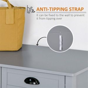 Kitchen Sideboard Coffee Bar Storage Cabinet Versatile Home Furniture - Product Image 5