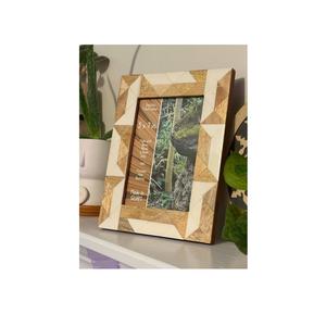 Marco de fotos de nuevo diseño con incrustaciones de resina y acabado brillante en resina, marco de fotos de MDF a un precio bajo y razonable. - Product Image 6