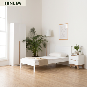 Armario Moderno Minimalista de 2 Puertas con 2 Estantes y Puertas Abatibles para Almacenamiento en el Dormitorio, Muebles de Dormitorio - Product Image 5