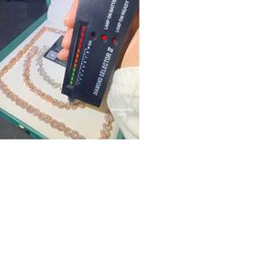 Conjunto de Cadena Cubana de Lujo Bicolor con Moissanita, Joyería Hip Hop Iced, Plata de Ley Bañada en Oro Rosa, Engaste de Puntas Banti - Product Image 4