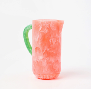 Handmade Resin Water <b>Jug</b> With handle Resin Serving <b>Jug</b> Perfect for Juice Lemon Water & Summer <b>Drinks</b> - Product Image 5