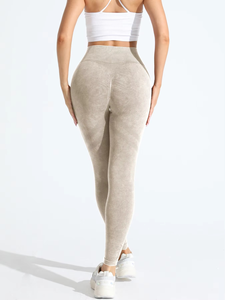 Proveedor de Leggings Personalizados, Pedidos al por Mayor, Pantalones de Yoga de Cintura Alta, Leggings de Compresión sin Costuras para Mujer - Product Image 4