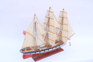 Maqueta de Barco de Carga del Siglo XIX Hecha a Mano en Madera - Modelo a Escala del Museo Marítimo, Decoración para el Hogar, Glenlee - Product Image 4
