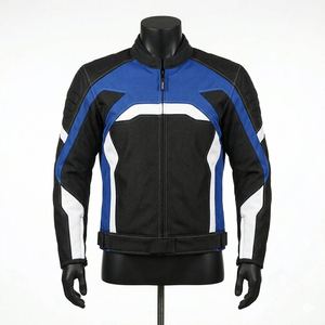Custom Men's Breathable Leather Motorbike <b>Jacket</b> Racing Style Printed <b>Summer</b> Windproof Plus Size <b>Motorcycle</b> Suit OEM Wholesale - Product Image 1