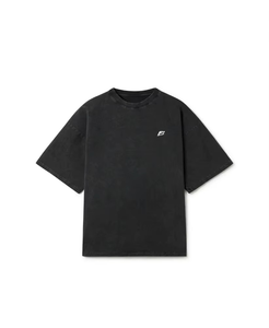 เสื้อยืดคอกลมโอเวอร์ไซส์ผ้าหนา 250 GSM ล้างสีแบบ Stone Washed พร้อมโลโก้สั่งทำพิเศษ เสื้อยืดผ้าฝ้าย 100% ล้างสีแบบ Acid Wash ทรงหลวมสำหรับผู้ชาย เสื้อยืดผู้ชาย - Product Image 1