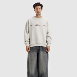 Sudaderas de Moda con Estampado Gráfico Personalizado, Cuello Redondo, Estilo Urbano, Sudaderas Holgadas para Hombre - Product Image 4