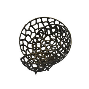 Paniers de rangement ronds à thème mat pour le pain, les collations aux fruits, les bonbons avec revêtement en poudre noire mate, bol à fruits à la mode pour décorer - Product Image 4