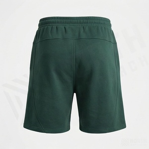 Shorts de survêtement vintage en molleton de coton pour homme, épais, avec impression 3D en relief, design délavé à l'acide, style streetwear, tricoté, couleur personnalisable - Product Image 2