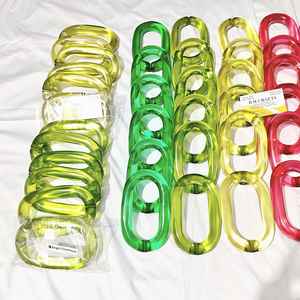 Nuevas combinaciones de colores en cadenas de resina, cadenas de resina al por mayor, cadenas de resina a granel para decoración, accesorios de cadenas de resina - Product Image 6