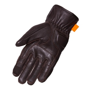 Guantes de Motocicleta Impermeables para Invierno, Cuero Vacuno Genuino con Protección de Nudillos para Ciclismo y Uso en Exteriores, Estilo Sencillo - Product Image 5