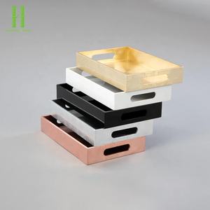 Nouveaux napperons ronds en laque métallique dorée de haute qualité de différentes couleurs pour la décoration de table de mariage en gros du Vietnam - Product Image 3