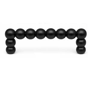 Minimalist Black <b>Brass</b> Cabinet Handle Bar <b>Knob</b> Furniture Hardware for Drawer Door Pulls - Product Image 1