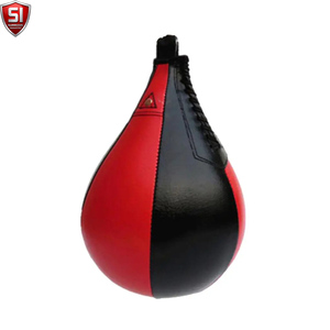 Speed Ball PU Leather <b>Boxing</b> Reflex <b>Bag</b> Black Orange Hanging <b>Punching</b> <b>Bag</b> for Training Practice - Product Image 1