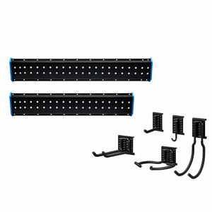 Easy Installation 35" Wall Mounted <b>Hook</b> <b>Rail</b> Heavy Duty Garage Wall Mount Storage System Steel <b>Rail</b> <b>for</b> Organization GAPGAR002 - Product Image 4