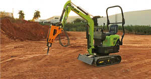 Mini excavatrice hydraulique électrique pure de la puissance 1Ton avec du CE avec le marteau de briseur pour travailler dans le projet de construction pour épargner le coût - Product Image 2