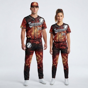 เสื้อเบสบอลสำหรับนักกีฬา ตะเข็บเย็บทนทาน สวมใส่สบาย เหมาะสำหรับการแข่งขัน เสื้อเบสบอลระบายอากาศได้ดี - Product Image 2
