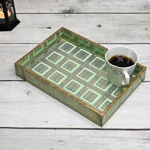 Bandeja Metálica Resistente de Diseño Elegante para Servir y Uso Diario, Ideal para Té y Café - Product Image 5