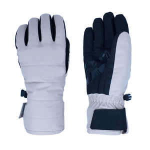 Gants de ski à doigts entiers, noirs, en polyester, imperméables, isolés thermiquement, avec fermeture à cordon, unisexes, pour l'hiver et l'alpinisme - Product Image 3