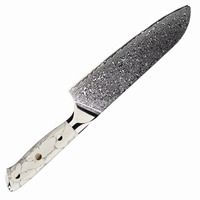 Couteau de cuisine, manche en bois de haute qualité, couteau de chef en acier Damas, couteau de cuisine multifonctionnel