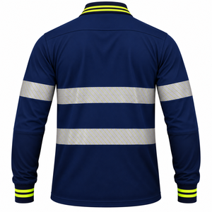 Factory Price Reflective Safety <b>Shirt</b> Construction Mining Workwear High Visibility Polo <b>Shirt</b> Wholesale Reflective Work <b>Shirt</b> - Product Image 2