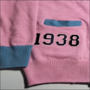 School College University Men's V-neck Knitted Fleece <b>Cardigan</b> <b>Sweater</b> Breathable Wool/Nylon Lace Decoration Long Sleeves - Product Image 4