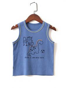 Débardeur décontracté pour garçons, séchage rapide, sans manches, écologique, anti-boulochage, vêtement d'extérieur pour enfants - Product Image 6