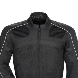 Veste en cuir imperméable pour moto, en vente en ligne, qualité supérieure, pour homme, pour la conduite et les courses. - Product Image 5