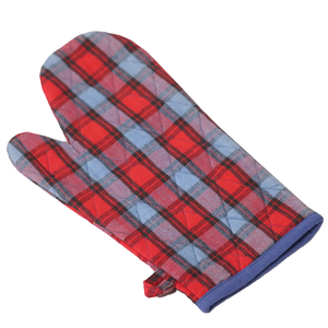 Guantes de horno con diseño a cuadros, 100% algodón orgánico, guante de horno más vendido a un precio asequible. Proveedor en India. - Product Image 5