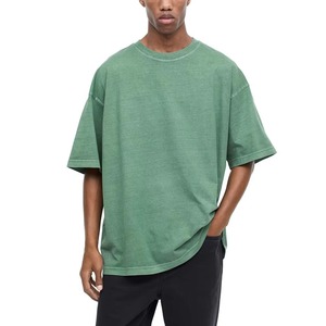 Camiseta Transpirable Ecológica de Secado Rápido, de Alta Calidad, 100% Algodón, Cuello Pequeño, Hombros Caídos, Talla Grande - Product Image 1