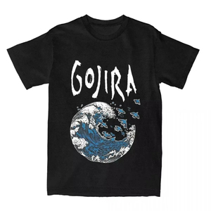 Custom Design Oversized Cotton <b>T</b> Shirt Anime Fish Graphic <b>Back</b> Print Streetwear Fashion Loose Fit Drop Shoulder Unisex OEM ODM - Product Image 1