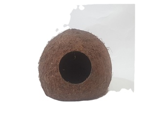 Escondite de Cáscara de Coco de Tres Cuartos de Calidad Premium para Exportación, Ideal para Terrarios, Lagartos, Hámsteres, Anfibios, Serpientes, Ranas, Sri Lanka - Product Image 1