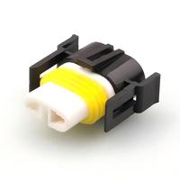 Connecteur de phare H11 Jinhang2p-BY à 2 broches en cuivre, prise de lampe, connecteur d'éclairage pour ampoule de voiture H4, boîtier en nylon, câble en silicone