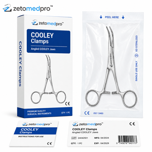 Pinzas Vasculares Periféricas LELAND JONES, Mordazas de 3.5 Pulgadas, Rectas/15 Grados/30 Grados, 8-1/4 Pulgadas (21 cm), ZETOMEDPRO - Product Image 6