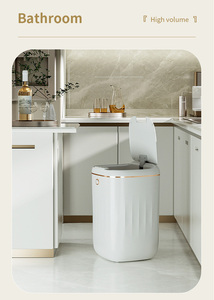 Environmentally Friendly Intelligent Contactless <strong>Sensor</strong> <strong>Trash</strong> Can Energy-saving Intelligent Automatic <strong>Trash</strong> Can - Product Image 4