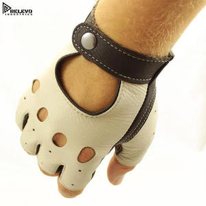 Nouveaux gants de moto sans doigts, protection motocross, respirants, séchage rapide, respectueux de la peau, couleur et logo personnalisables, unisexe, toutes saisons - Product Image 3