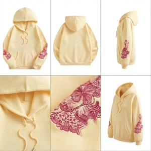 Sweat à capuche en polaire tendance avec poche kangourou et cordon de serrage - Product Image 4