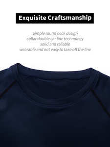 Custom Sportswear Compression Set Polyester Quick Dry Elastic 5pcs Workout Clothing Fitness Apparel Men Gym Wear - Product Image 3