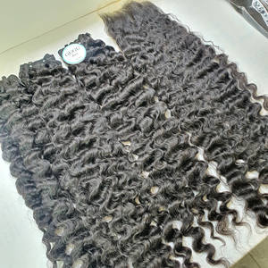 GUGU HAIR Burmese Curly TOP producto un corte cabello vietnamita crudo Superventas tramas de cabello humano paquetes de piel CALIDAD DE Vietnam - Product Image 5