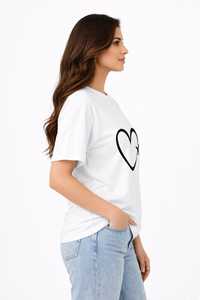 เสื้อยืดฤดูร้อนแบบยูนิเซ็กซ์ สีกรมท่า ผ้าฝ้ายนุ่ม สวมใส่สบาย แขนสั้น ระบายอากาศได้ดี คุณภาพสูง ปรับแต่งโลโก้ได้ พิมพ์ลายซิลค์สกรีน แฟชั่น - Product Image 3
