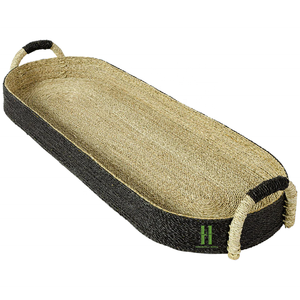 Contenedor Redondo de Mimbre para Alimentos, Cesta de Almacenamiento Ecológica de Estilo Bohemio, Bandeja para Servir, Capacidad de 1-3L, Vietnam OEM, Color, Logotipo, Paquete - Product Image 1