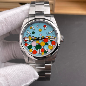 Mechanical Watches 36mm Automatic Sapphire Crystal Dial Luxury Sport Limited Edition 10 Bar Waterproof Stainless Steel Watch - Product Image 1