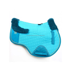 Almohadilla de sillín de caballo de algodón puro personalizada con forro polar duradero estilo occidental e inglés para montar a caballo - Product Image 3