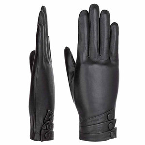 High-Level Women Casual <b>Thin</b> Fashion Plain Style Durable Four Seasons Leather Dressing <b>Gloves</b> for Outdoor - Product Image 5