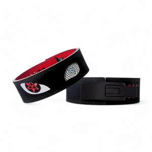 Ceinture de musculation professionnelle en cuir épais avec boucle à levier en acier réglable, construction robuste - Product Image 1